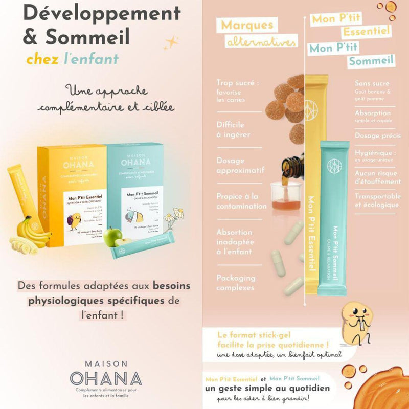 LE PACK DUO OHANA : MON P'TIT ESSENTIEL & MON P'TIT SOMMEIL